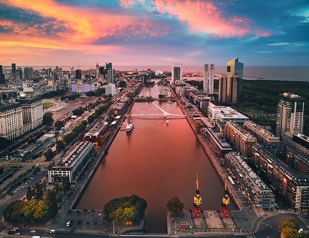 vista ne puerto madero